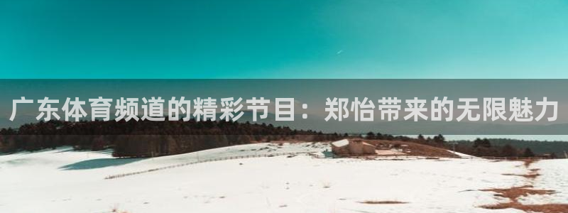 广东体育频道的精彩节目：郑怡带来的无限魅力